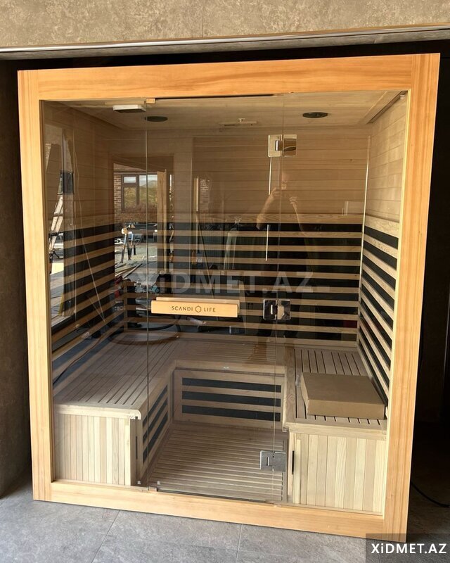 Sauna yığılması və quraşdırılması Sauna yığılması və quraşdırılması