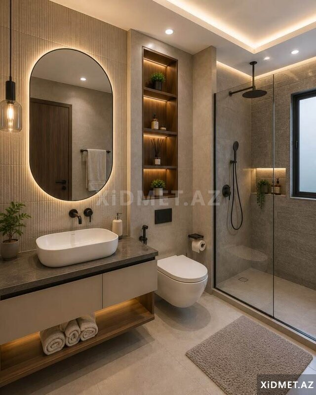 Münasib qiymətə hamam dizaynı Münasib qiymətə hamam dizaynı