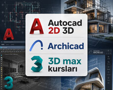 3D Max Autocad Archicad kursu