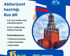 Rus dili. Abituriyent hazırlığı