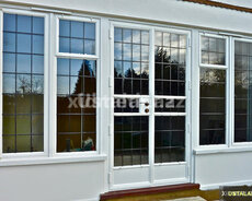 Plastik qapı və pəncərə sistemi