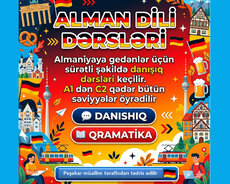 Almaniyaya gedənlər üçün danışıq dərsi