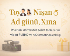 video çəkiliş xidməti