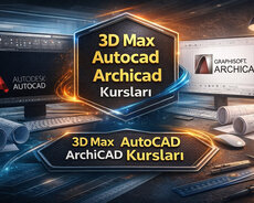 Autocad 3d max Archicad kursu