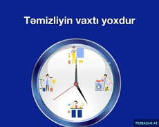 Təmizlik xidməti ən ucuz bizdə