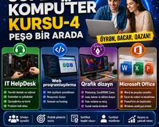 Universal Kompüter kursu-4 peşə 1arada