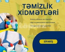 Təmizlik xidməti endirimdə