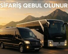 Bölgələrə və Şəhərdaxili Avtobus sifariş