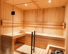 Sauna tikintisi və quraşdırılması