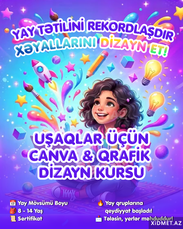 Kompüter kursu-Uşaqlar üçün Canva kursu Kompüter kursu-Uşaqlar üçün Canva kursu