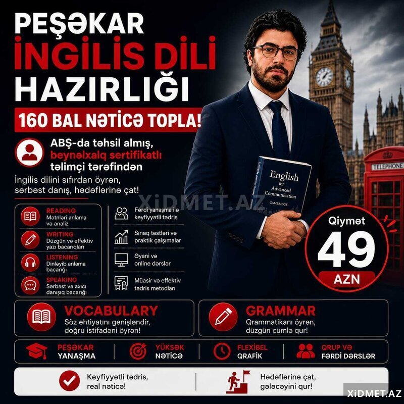 Peşəkar İngilis Dili Hazırlıq Peşəkar İngilis Dili Hazırlıq