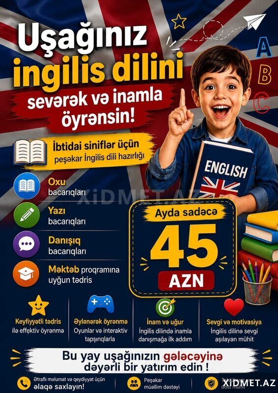 İbtidai sinif üçün peşəkar İngilis dili İbtidai sinif üçün peşəkar İngilis dili